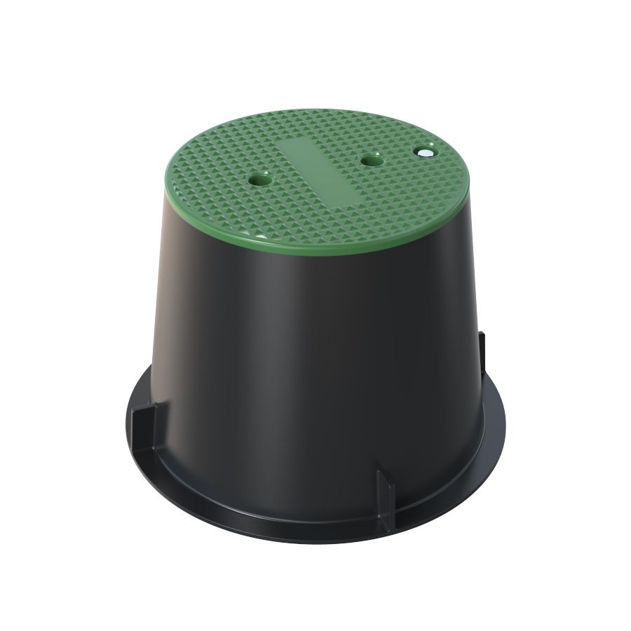 Channell GLB610 Grade Level Box – 6x10 Small Round Plastic Underground Box, New